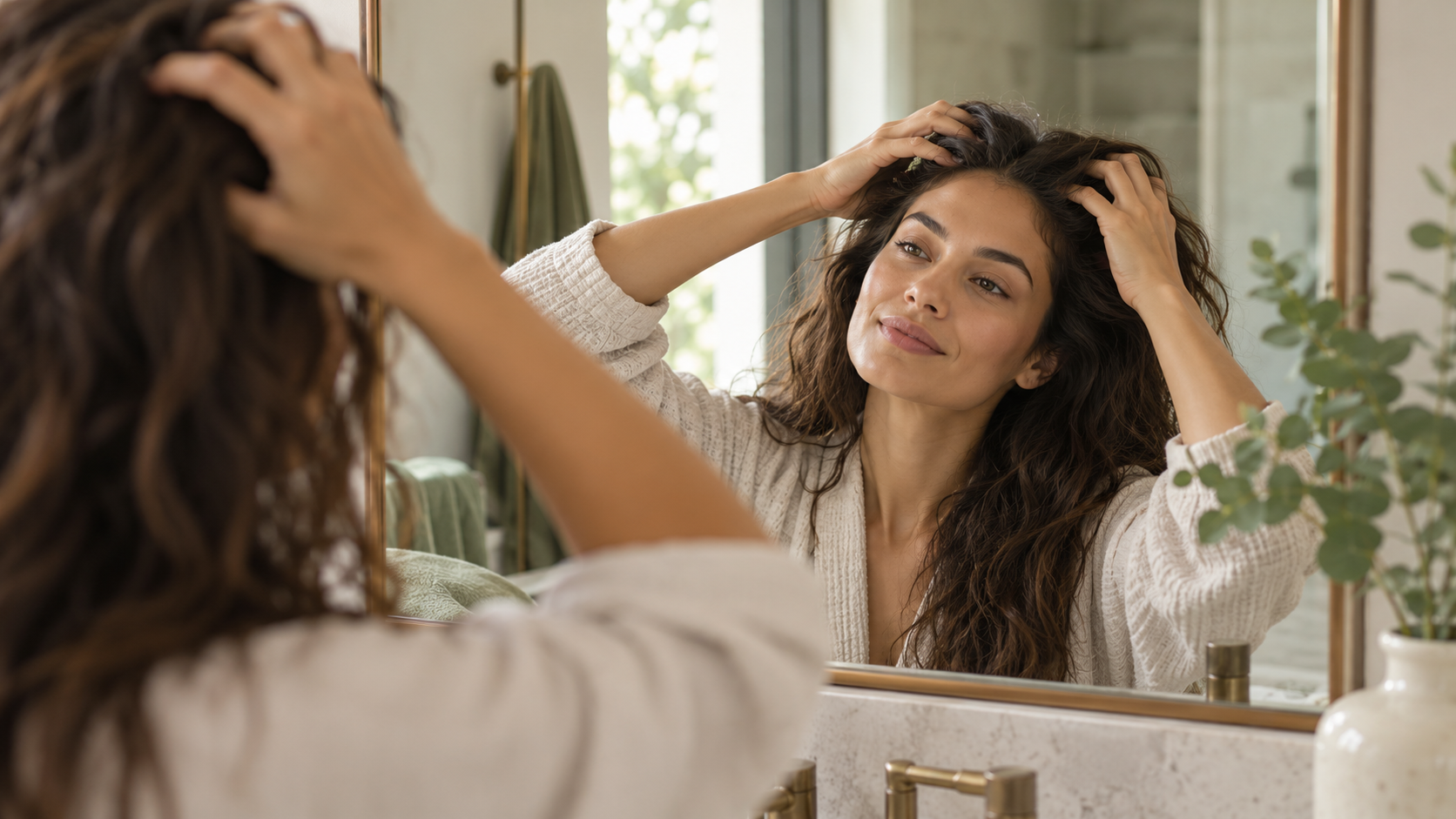 Scalp-care ritual at home